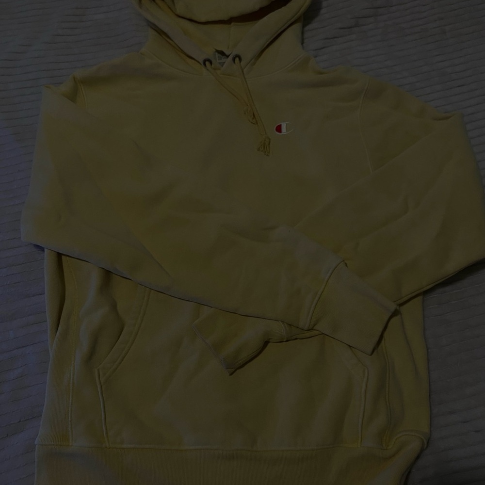 Champion Men's Mustard Hoodie
